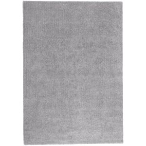 Beliani - Modern Area Rug Polyester Shaggy Machine-Tufted 160 x 230 cm Light Grey Demre