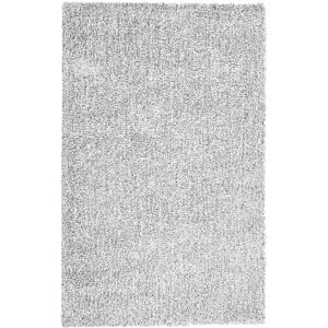 Beliani - Modern Area Rug Polyester Shaggy Machine-Tufted 200x300 cm Salt and Pepper Demre