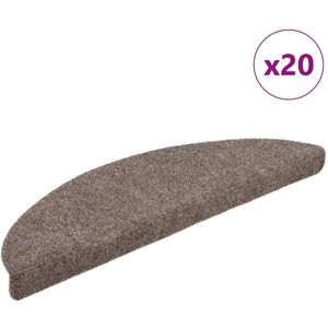 Vidaxl - Stair Mats Self-adhesive 20 pcs 56x17x3 cm Beige Half Round Vidaxl - Stair Mats Self-adhesive 20 pcs 56x17x3 cm Beige Half Round