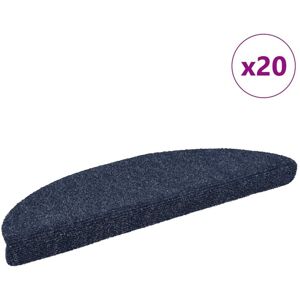 Stair Mats Self-adhesive 20 pcs 56x17x3 cm Blue Half Round Vidaxl Stair Mats Self-adhesive 20 pcs 56x17x3 cm Blue Half Round Vidaxl