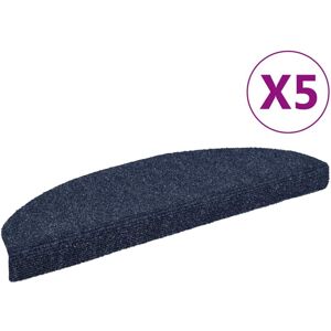 Vidaxl - Stair Mats Self-adhesive 5 pcs 65x21x4 cm Blue Half Round Large Vidaxl - Stair Mats Self-adhesive 5 pcs 65x21x4 cm Blue Half Round Large