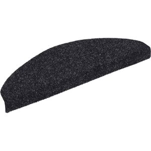 Vidaxl - Stair Mats Self-adhesive 15 pcs 65x21x4 cm Black Half Round Large Vidaxl - Stair Mats Self-adhesive 15 pcs 65x21x4 cm Black Half Round Large