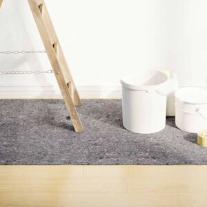 Non-slip Painter Fleece 50 m 220 g/m² Grey Vidaxl Non-slip Painter Fleece 50 m 220 g/m² Grey Vidaxl