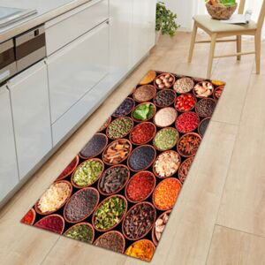 MCBOSON 40 x 120 cm Kitchen Mat Spice and Dishes Series Anti-Slip Kitchen Rug in Front of Sink Absorbent Anti-Slip Floor Mat Washable Decoration Mat MCBOSON 40 x 120 cm Kitchen Mat Spice and Dishes Series Anti-Slip Kitchen Rug in Front of Sink Absorbent Anti-Slip Floor Mat Washable Decoration Mat