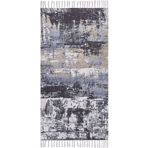 Beliani Multicolour Polyester Cotton Abstract Pattern Rug - 80x150cm Beliani Multicolour Polyester Cotton Abstract Pattern Rug - 80x150cm