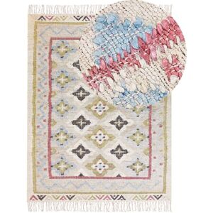 Beliani Jute Area Rug Multicolour Terkos - Area Rug Beliani Jute Area Rug Multicolour Terkos - Area Rug