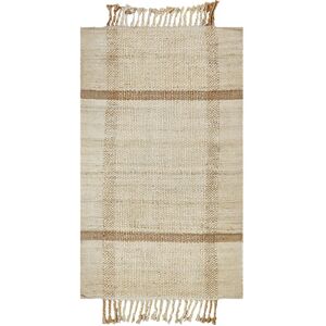Beliani Jute Area Rug - 80x150cm - Rectangular Boho Style Beliani Jute Area Rug - 80x150cm - Rectangular Boho Style