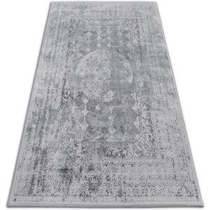 Rugsx - Carpet acrylic valencia 2328 ornament grey / ivory grey 80x150 cm Rugsx - Carpet acrylic valencia 2328 ornament grey / ivory grey 80x150 cm