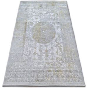 Rugsx - Carpet acrylic valencia 2328 ornament grey / mustard grey 80x150 cm Rugsx - Carpet acrylic valencia 2328 ornament grey / mustard grey 80x150 cm