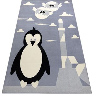 RUGSX Carpet bcf flash Penguin 3997 - grey grey 120x160 cm RUGSX Carpet bcf flash Penguin 3997 - grey grey 120x160 cm