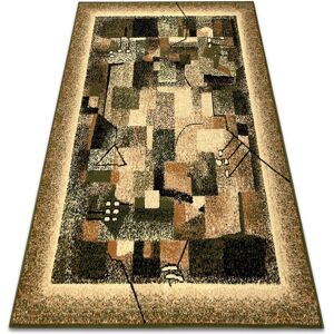 Morad Olive Green Rug - Vintage Pattern - 8mm Thick - Carpet Morad Olive Green Rug - Vintage Pattern - 8mm Thick - Carpet