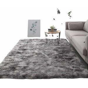 DEWDAT Carpet Bedroom Fluffy Shaggy Rug Extra Soft and Cozy Area Rug Indoor Non-Slip Carpet for Living Room Bedroom Girls Kids (Grey, 80x120cm) DEWDAT Carpet Bedroom Fluffy Shaggy Rug Extra Soft and Cozy Area Rug Indoor Non-Slip Carpet for Living Room Bedroom Girls Kids (Grey, 80x120cm)