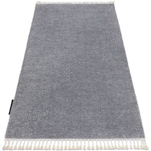 Berber Light Grey Carpet - 25mm, 140x190cm - Shaggy Boho Style Rug Berber Light Grey Carpet - 25mm, 140x190cm - Shaggy Boho Style Rug