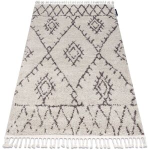 BERBER FEZ Cream / Brown Shaggy Carpet - Carpet BERBER FEZ Cream / Brown Shaggy Carpet - Carpet