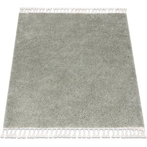 RugsX Carpet BERBER square 9000 green Fringe - Carpet RugsX Carpet BERBER square 9000 green Fringe - Carpet