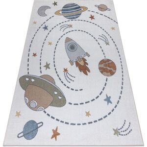 Rugsx - Carpet bono 8288 Space, planets cream / anthracite multicolour 120x170 cm Rugsx - Carpet bono 8288 Space, planets cream / anthracite multicolour 120x170 cm
