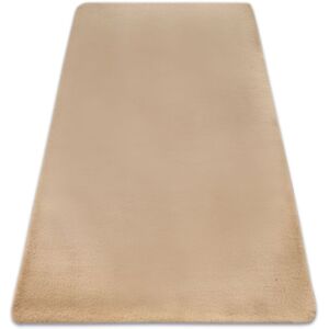 RUGSX Carpet BUNNY macchiato dark beige IMITATION OF RABBIT FUR beige 140x190 cm RUGSX Carpet BUNNY macchiato dark beige IMITATION OF RABBIT FUR beige 140x190 cm