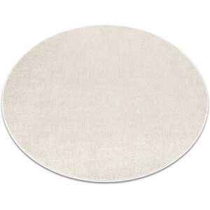 RUGSX Carpet CASABLANCA LOOM circle cream, loop, soft indoor & outdoor beige round 200 cm RUGSX Carpet CASABLANCA LOOM circle cream, loop, soft indoor & outdoor beige round 200 cm
