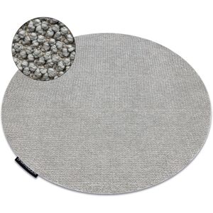 Rugsx - Carpet casablanca loop circle light grey loop, soft grey round 200 cm Rugsx - Carpet casablanca loop circle light grey loop, soft grey round 200 cm