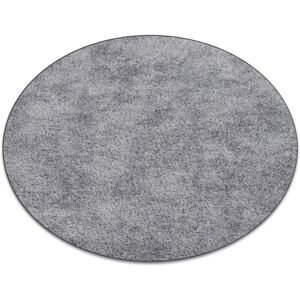 RUGSX Carpet circle serenade grey grey round 150 cm RUGSX Carpet circle serenade grey grey round 150 cm