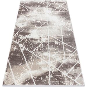 Dywany Łuszczów CORE 1818 Geometric Carpet - Modern, Two-Level Fleece - Ivory/Beige - Carpet Dywany Łuszczów CORE 1818 Geometric Carpet - Modern, Two-Level Fleece - Ivory/Beige - Carpet