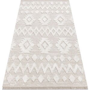 RugsX Eco SisAl Moroc Rhombus Fringe - Natural Rug RugsX Eco SisAl Moroc Rhombus Fringe - Natural Rug