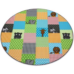 RugsX Kids Carpet Zoo Animals - Carpet, 100cm RugsX Kids Carpet Zoo Animals - Carpet, 100cm