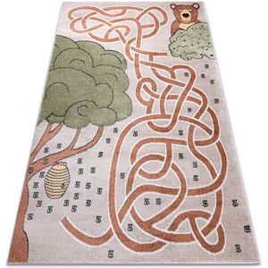 RugsX Carpet Honey Bear Bees beige - Rug RugsX Carpet Honey Bear Bees beige - Rug