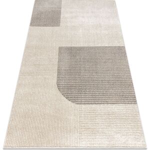 RugsX FUSION Cream Beige Geometric Modern Carpet - 120x170 cm RugsX FUSION Cream Beige Geometric Modern Carpet - 120x170 cm