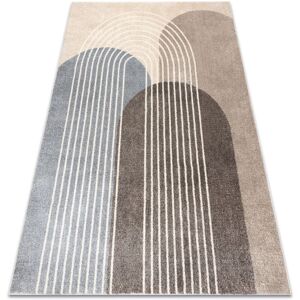 Rugsx - Carpet fusion 0810 beige / brown - Geometric, modern, abstract beige 120x170 cm Rugsx - Carpet fusion 0810 beige / brown - Geometric, modern, abstract beige 120x170 cm