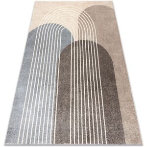 Rugsx - Carpet fusion 0810 beige / brown - Geometric, modern, abstract beige 280x370 cm Rugsx - Carpet fusion 0810 beige / brown - Geometric, modern, abstract beige 280x370 cm