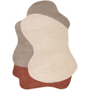 RUGSX Carpet FUSION 5710 cream / terracotta Shape - Abstraction, modern, abstract, irregular beige 160x220 cm RUGSX Carpet FUSION 5710 cream / terracotta Shape - Abstraction, modern, abstract, irregular beige 160x220 cm