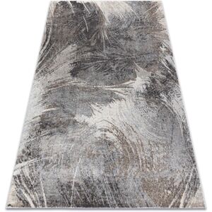 RugsX Dark Grey / Brown Abstract Modern Carpet - Carpet RugsX Dark Grey / Brown Abstract Modern Carpet - Carpet