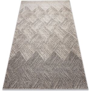 RUGSX Carpet FUSION 9775 beige / brown - Geometric, modern, abstract beige 180x270 cm RUGSX Carpet FUSION 9775 beige / brown - Geometric, modern, abstract beige 180x270 cm