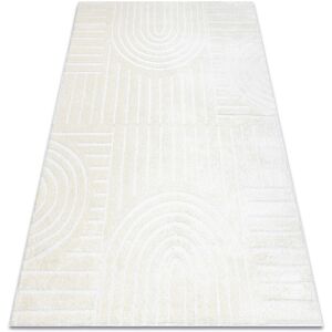 RugsX - Modern geometric cream rug 80x150cm RugsX - Modern geometric cream rug 80x150cm