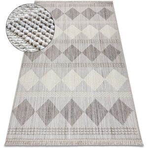 RUGSX - Gray/White Beige Nano Pattern Rug - Carpet RUGSX - Gray/White Beige Nano Pattern Rug - Carpet
