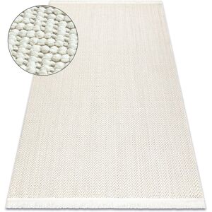 RUGSX FJ86B White Polyester Rug - Rug RUGSX FJ86B White Polyester Rug - Rug