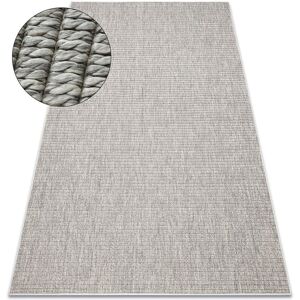 RugsX Grey Flat-Woven Sisal Carpet - 155x220 cm - Carpet RugsX Grey Flat-Woven Sisal Carpet - 155x220 cm - Carpet