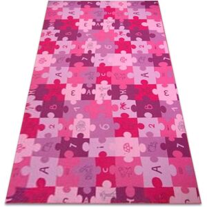 RugsX Puzzle Purple Carpet 300x600cm - Carpet RugsX Puzzle Purple Carpet 300x600cm - Carpet