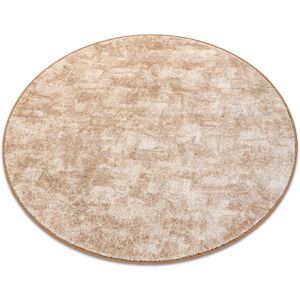 RugsX Beige Round Carpet - 150cm - Carpet RugsX Beige Round Carpet - 150cm - Carpet
