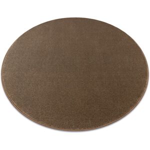 Rugsx - Carpet round seduction brown 46 soft, durable, bedroom, hotel brown round 200 cm Rugsx - Carpet round seduction brown 46 soft, durable, bedroom, hotel brown round 200 cm