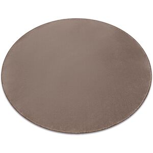 RUGSX Carpet round SEDUCTION taupe 49 soft, durable, bedroom, hotel beige round 170 cm RUGSX Carpet round SEDUCTION taupe 49 soft, durable, bedroom, hotel beige round 170 cm