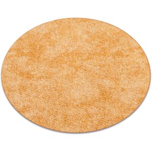 RUGSX Carpet round serenade gold yellow round 170 cm RUGSX Carpet round serenade gold yellow round 170 cm