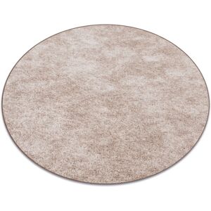 RUGSX Carpet round SERENADE taupe brown round 170 cm RUGSX Carpet round SERENADE taupe brown round 170 cm