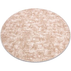 Belgian Beige Round Carpet - Carved Solid Circle 200cm Belgian Beige Round Carpet - Carved Solid Circle 200cm