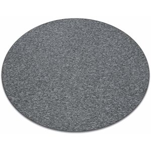 RUGSX Carpet round superstar 965 grey round 133 cm RUGSX Carpet round superstar 965 grey round 133 cm