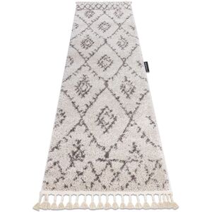 RugsX Berber Fez Cream Carpet - 60x300cm Shaggy Rug RugsX Berber Fez Cream Carpet - 60x300cm Shaggy Rug