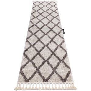 RugsX - Cream Berber Troik Rug - Soft Boho Shaggy 60x300cm RugsX - Cream Berber Troik Rug - Soft Boho Shaggy 60x300cm