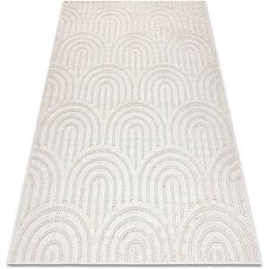 RugsX Model 0537 Geometric White Carpet - Carpet RugsX Model 0537 Geometric White Carpet - Carpet