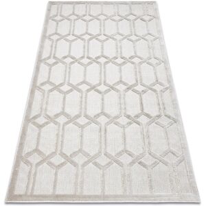RugsX Carpet SANTO SISAL 58385 Ruta, geometric beige 140x190 cm - Carpet RugsX Carpet SANTO SISAL 58385 Ruta, geometric beige 140x190 cm - Carpet